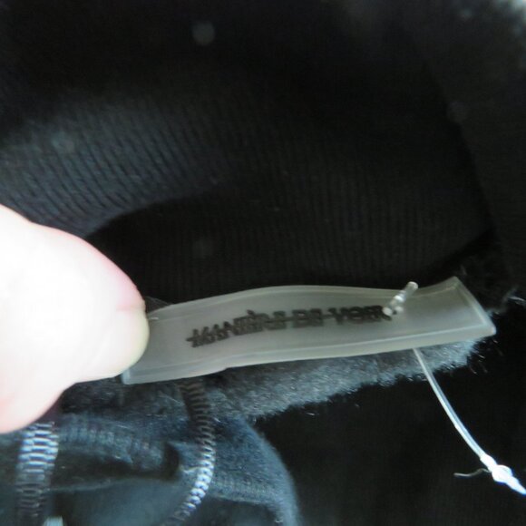 MANIERE DE VOIR Essential High Neck Sweater Jumper in Black Goth Vamp - Size XS - Picture 10 of 11